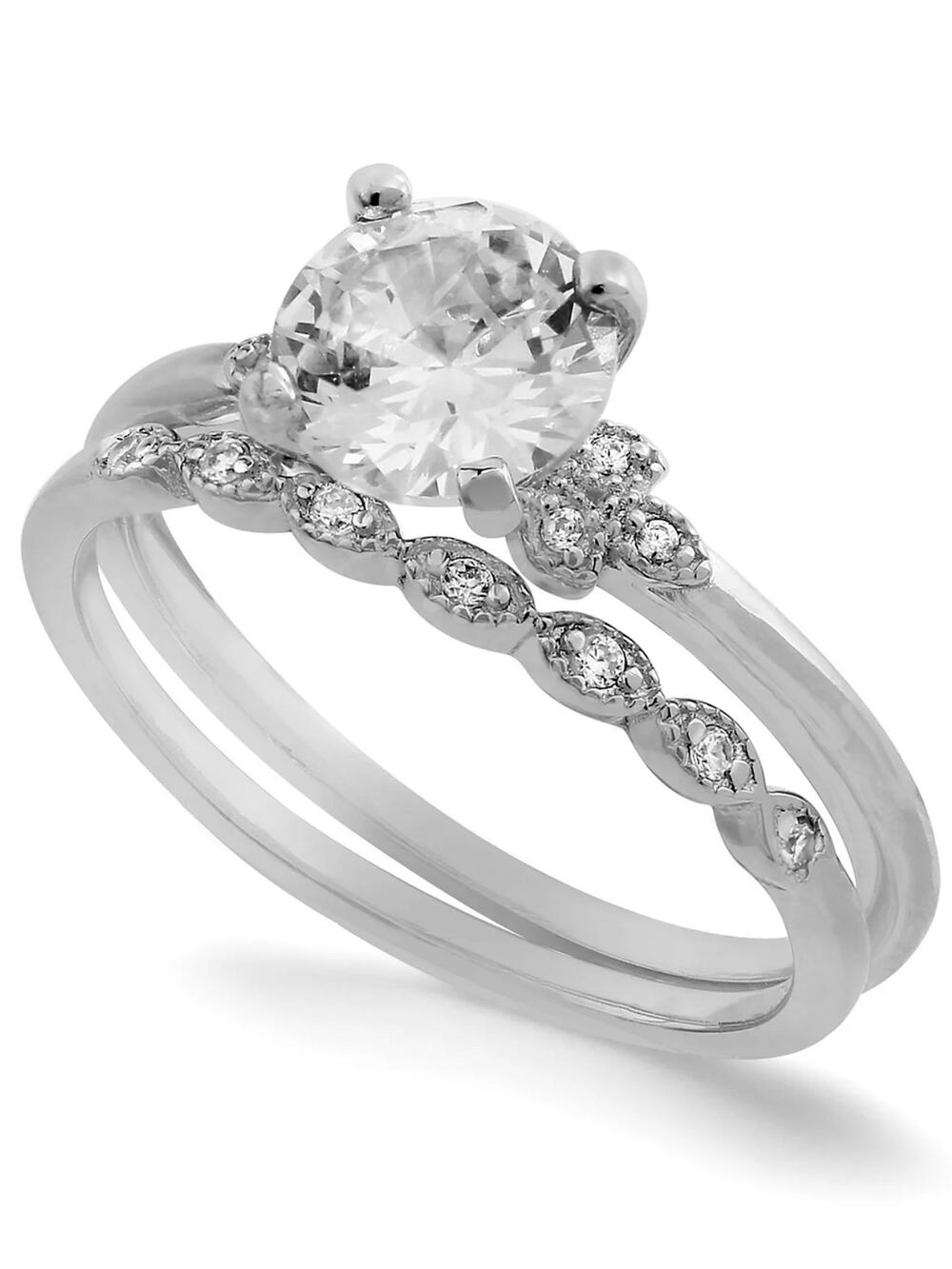 Giani Bernini 2-Pc. Cubic Zirconia Wedding Set
